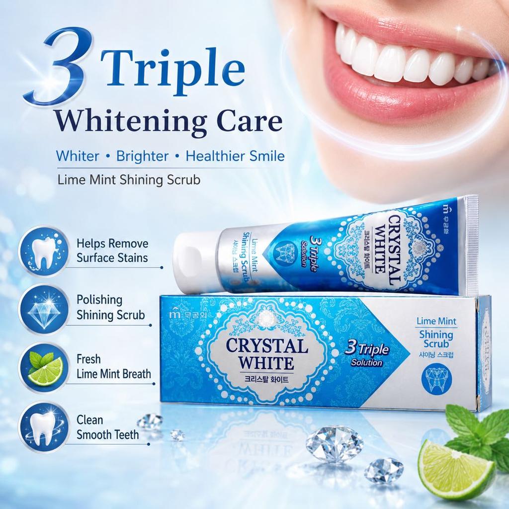 Dentifricio Muhwa Crystal (Menta Limone) 110g