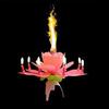 2pcs Musical Flower Music Candles Lotus Flower Candle Birthday Candles Romantic Gift