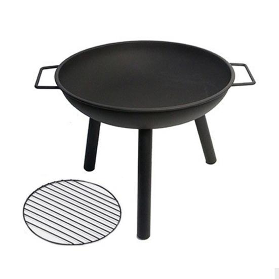 

Круглый очаг с углеродистой сеткой для использования в помещении, на открытом воздухе, на заднем дворе, на балконе, на террасе, угольная горелка, портативная съемная жаровня, прочная бытовая печь чёрный