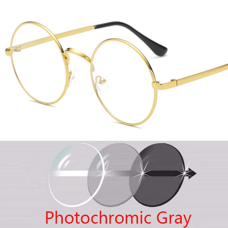 Metal Hyperopia Diopter SPH +0.5 +1 +1.5 +2 +2.5 +3 +3.5 +4 +4.5 +5 +6 Round Frame 1.56 index Green Coated Lens Reading Glasses