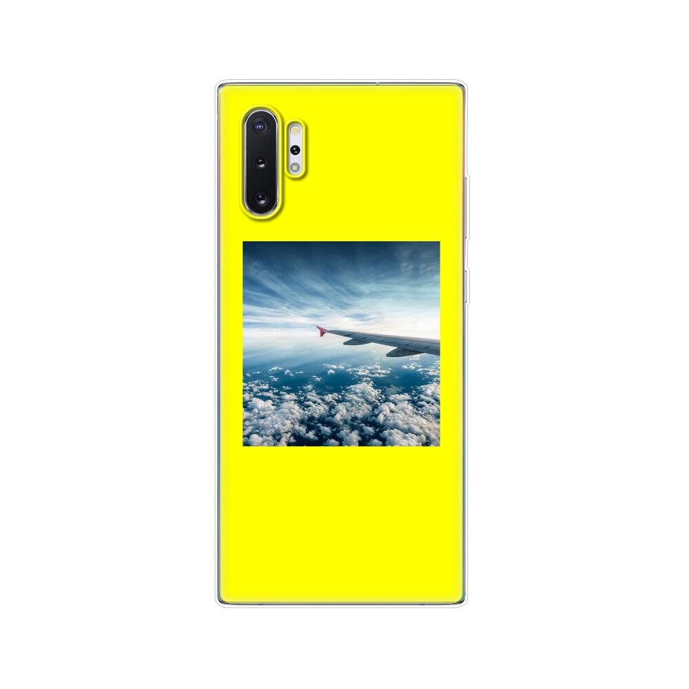 Silikonový kryt na telefon Pro Samsung Galaxy Note 10 Note10 Pouzdro Měkký TPU Zadní kryt Pro Samsung Note 10 plus fundas Coque nárazník
