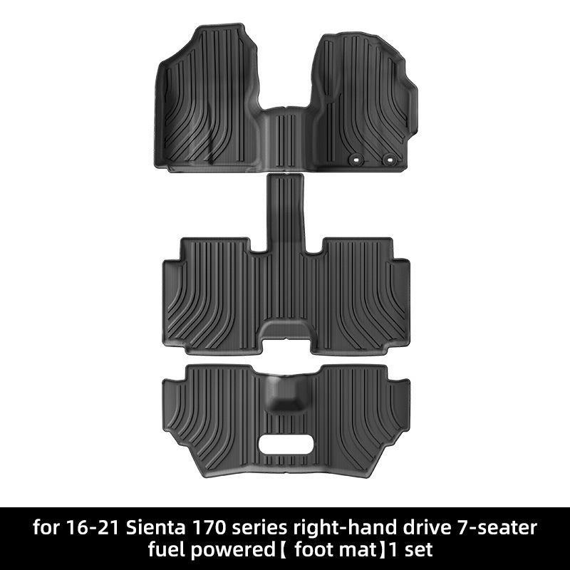 16-21 Toyota Sienta 170 TPE Floor Mats - Custom-Fit, All-Weather Protection
