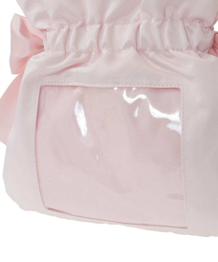 Maison De FLEUR Clear Double Ribbon 2-Way Tote Bag, Pink, Size F, 08001132500