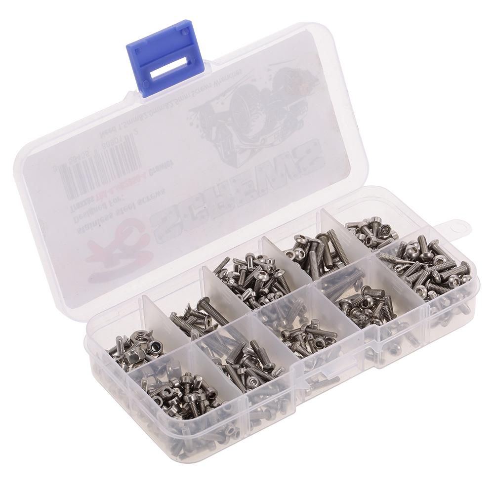 RC Screws, Stainless Steel Construction, Screws Kit for -4 1Celsius10 Crawler with Replacement and Nuts