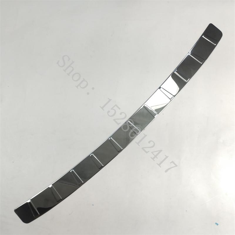 For Volvo XC60 2018 ~2025 Car Accessories Stainless Steel Rear Bumper Protector Sill Trunk Tread Plate Trim