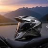 Full Face | Washable Liner, DOT Certified, Adventure Helmet with Peak, for unpaved terrain L B