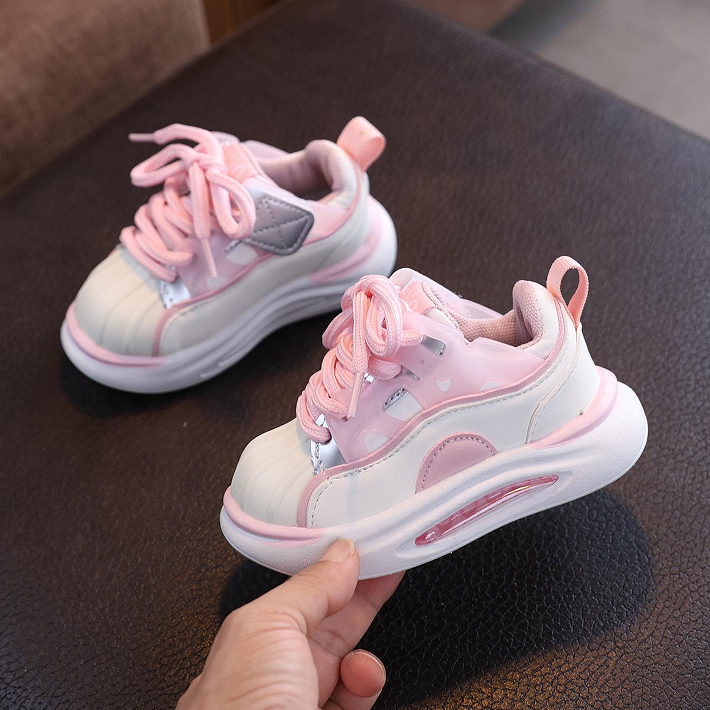 Children s Shoes - Girls Sports Shoes - Boys Single Shoes - Young Children s Shoes 21 розовый