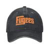 Men Women Fugees Band Logo Lauryn Hill Hats Classic Distressed Denim Washed Baseball Cap Adjustable