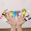 Marionetta da dito peluche per bambini Giocattolo Animale Cartone Animato Famiglia Gioco di Ruolo Racconta Storie Bambola di Stoffa Giocattoli Educativi Per Bambini Bambini