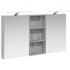 Bathroom Cabinet Set 3 Pcs 110 X 10.5 X 60.5 Cm Particleboard