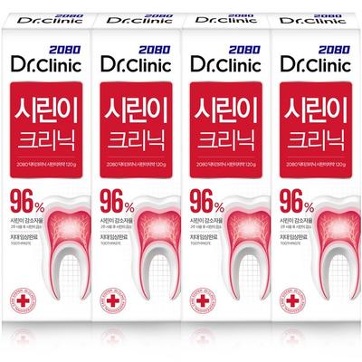 2080 Dr. Clinic Sirin Toothpaste 140g, 4 Units Korean Toothpaste