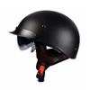 Motorcycle Half Helmet Vintage Scooter Men Women Universal Seasonal Lightweight Retro Crash