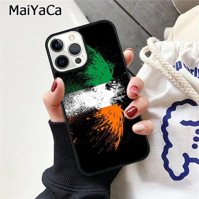 

Ireland Irish Flag Phone Case Cover For iPhone 17 Air 16 16e 15 plus 11 12 13 14 pro max coque iPhone 11pro max