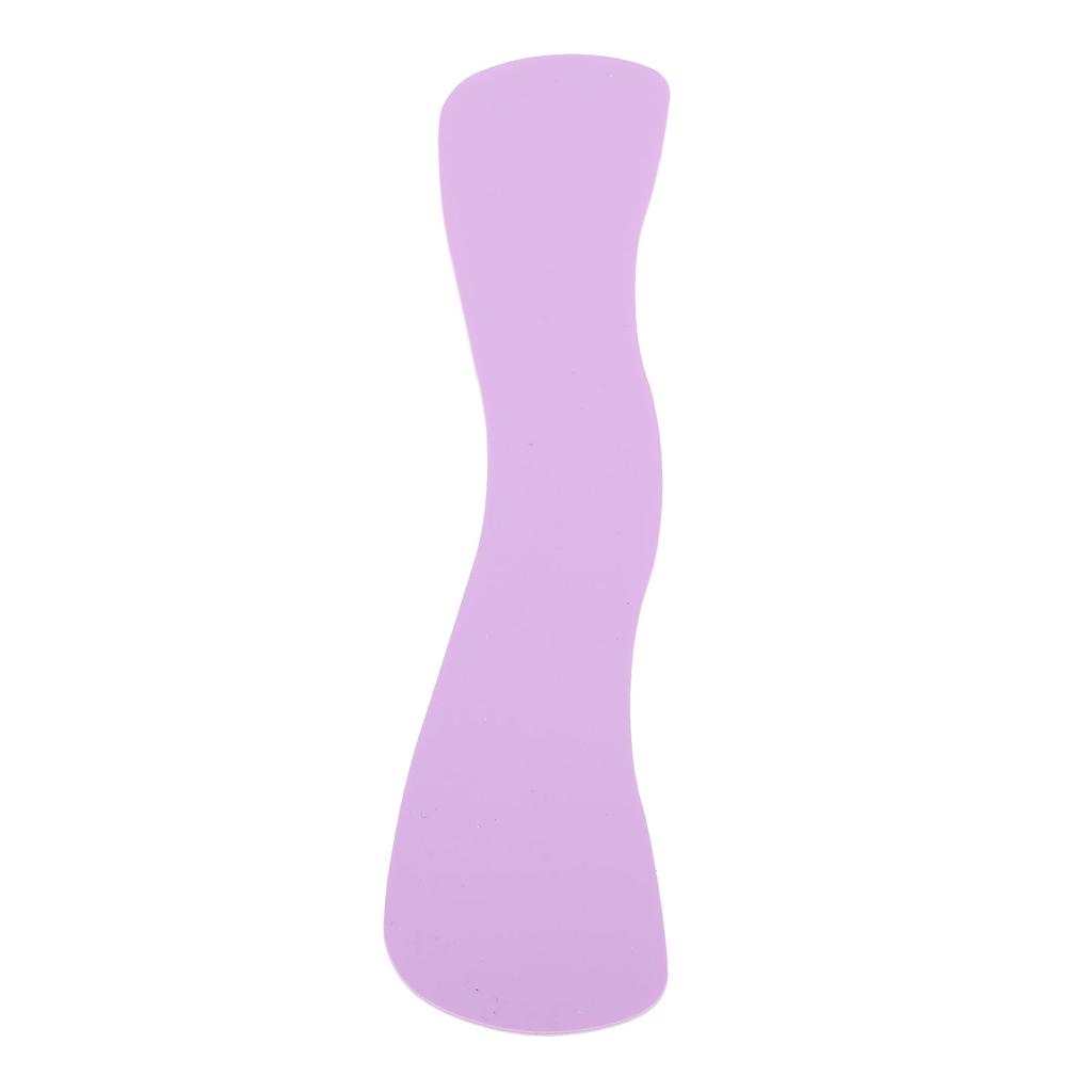 2PCS Support Cils Faux en Silicone Forme Vague Réutilisable Coussinets Cils Violet Rouge Rose