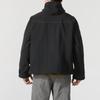 Adidas Comoda giacca casual con cappuccio a maniche lunghe da uomo, nera JD5419