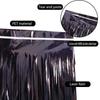 Backdrop Curtains Dot Metallic Foil Tinsel Fringe Curtain Wedding Birthday Party Photography Background Decorations