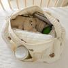 1pc Embroidered Mommy Bag Large-capacity Baby Diapers Storage Bag Portable Travel Luggage Bag with Handle Crossbody Bag Handbag