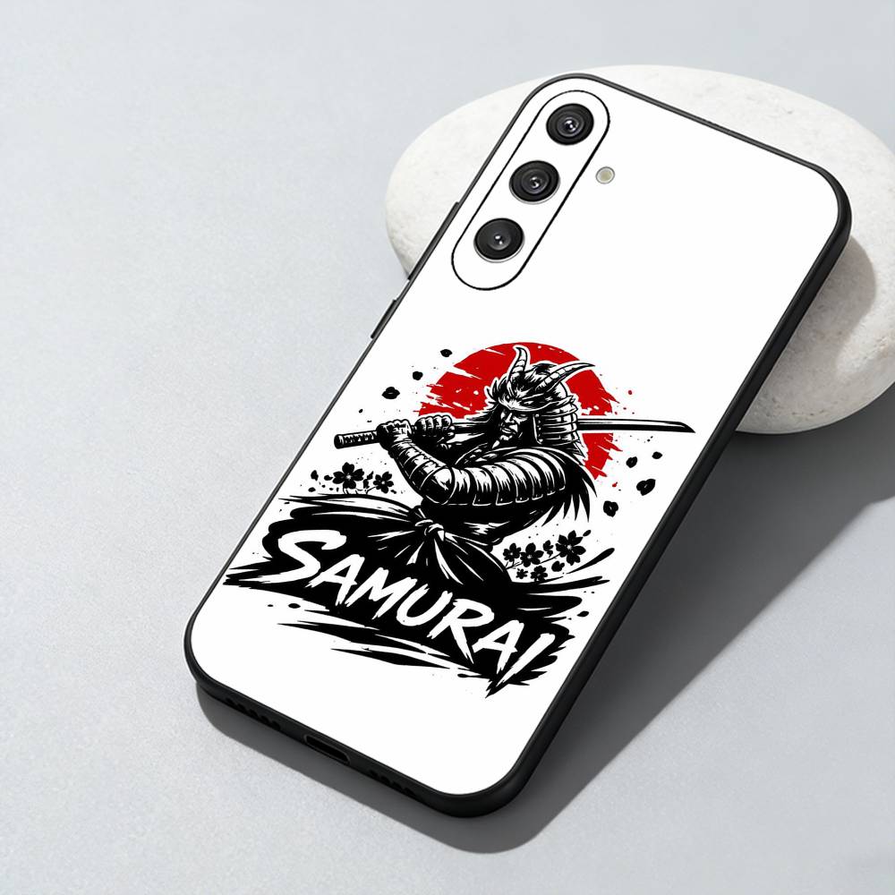 Japanese Bushido Samurai Phone Case For Samsung Galaxy A73,A72,A71,A70,A52,A51 Others Soft Black Cover