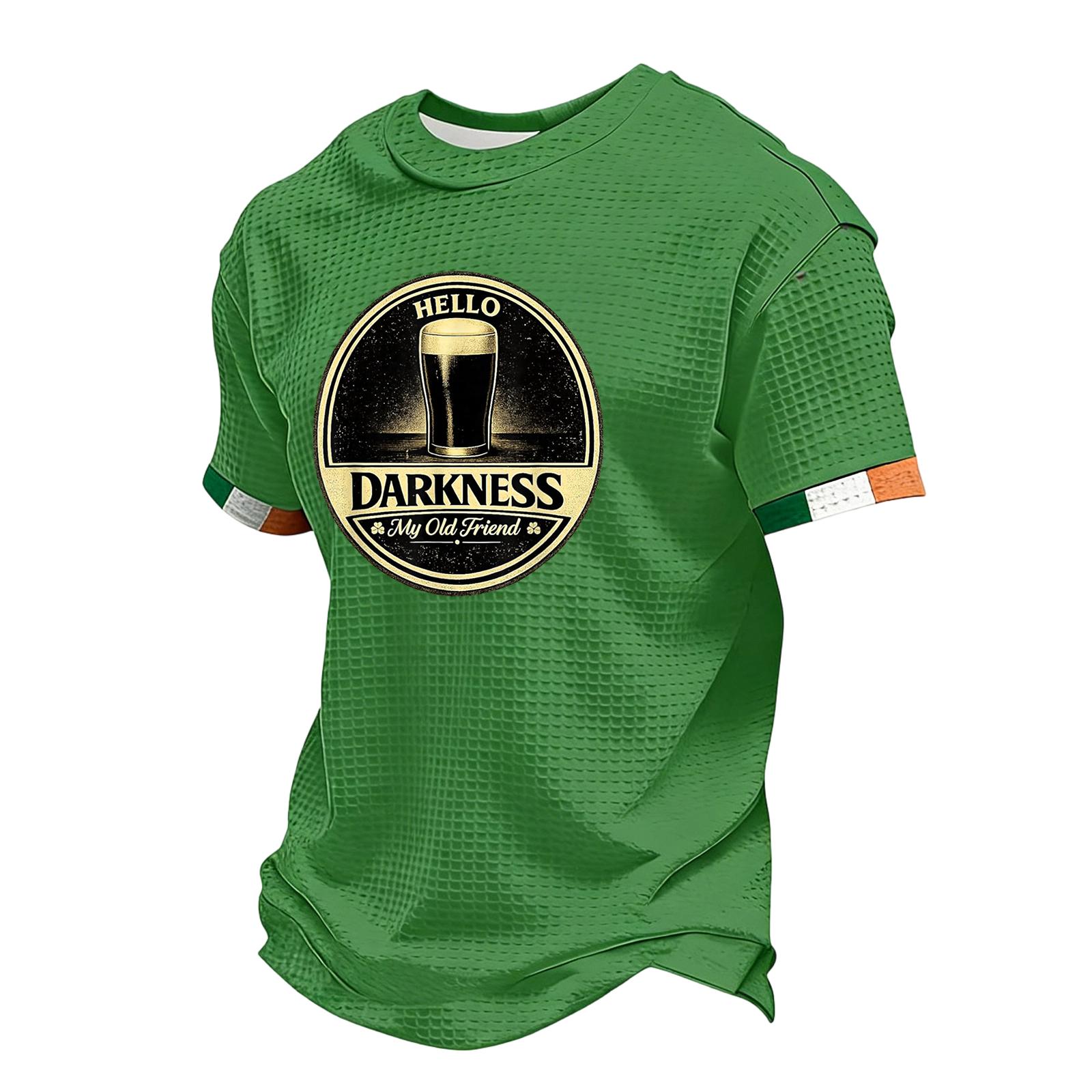 Men s Casual Round Neck Short Sleeve T-Shirt S