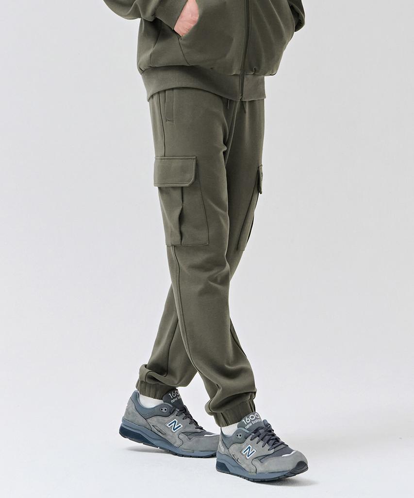 CHASECULT Men'S Cargo Jogger Warm-Up Pants - Khaki