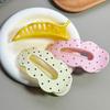 Irregular Cloud Polka Dot Hair Clip, Comfortable Duckbill for Women, Shippable Overseas.