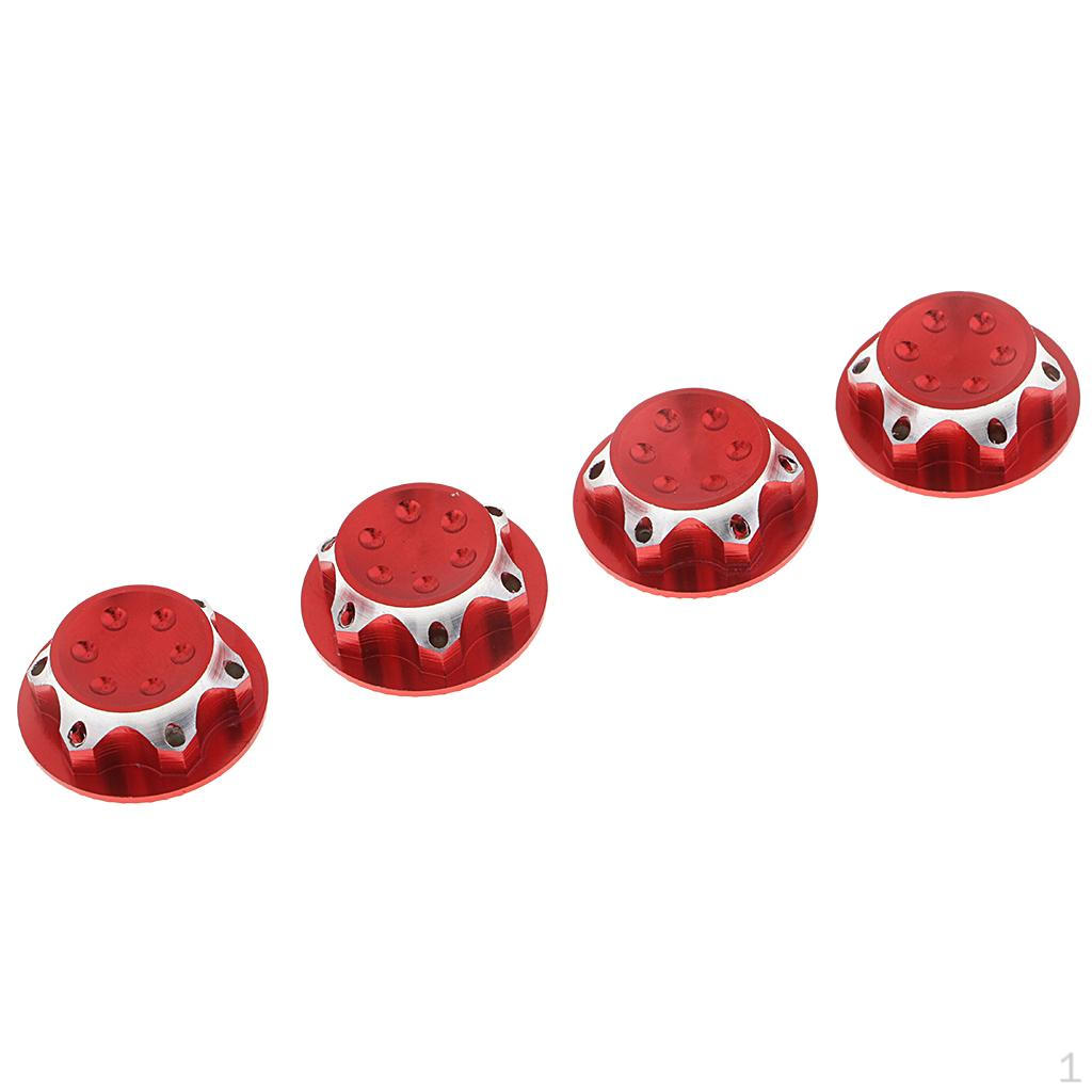 4 Pieces Wheel Hub Nuts 17 Mm /8 RC Car