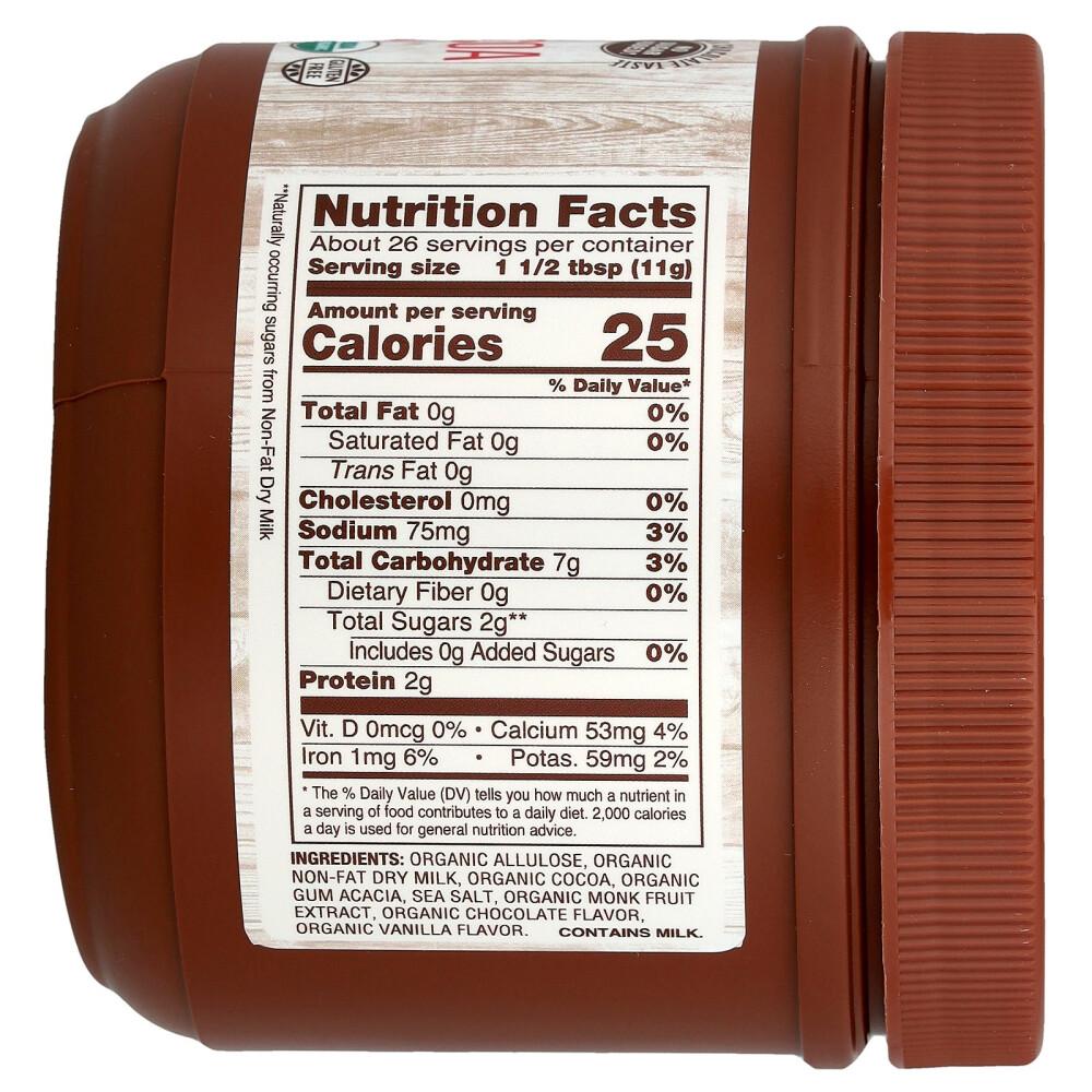 NOW Foods Hot Cocoa Sugar-Free Powder, 10 oz (284 g)