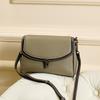 Small Bag New Leather Small Square Bag First Layer Cowhide Versatile Portable Women's Bag Women's High-end Shoulder Messenger Bag