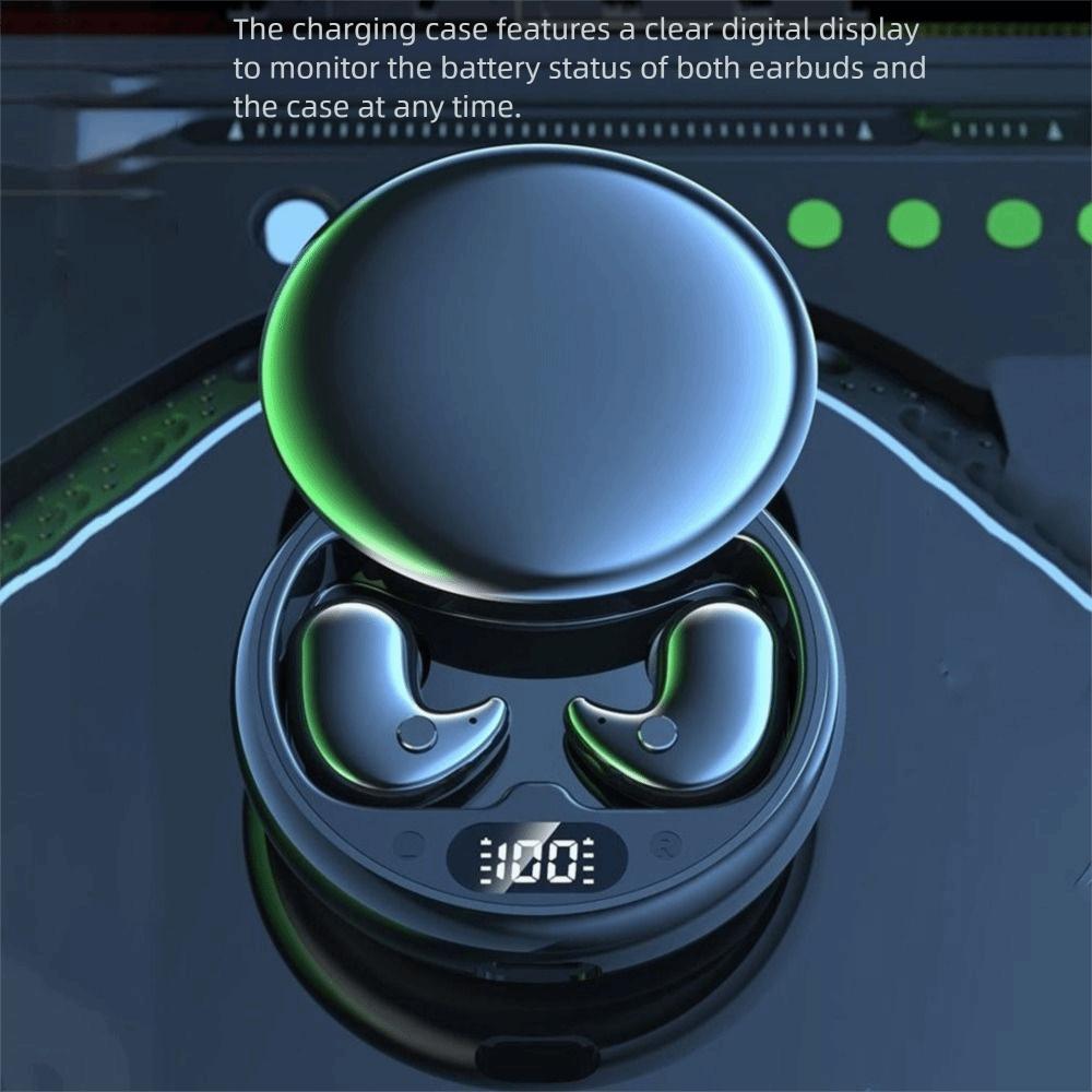 LED Display Wireless Headphones Noise Reduction Invisible Sleep Headphones  for Sleeping