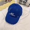Hole baseball cap tide brand summer new men's and women's street G letter yellow cap showing face small embroidery tide