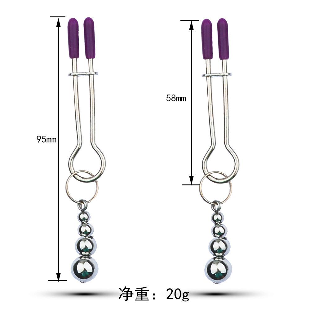 Heavy Weight Metal Nipple Clamps Labia Breast Clips BDSM Breast Bondage Restraint Stimulator Flirting Sex Tools for Women Adults