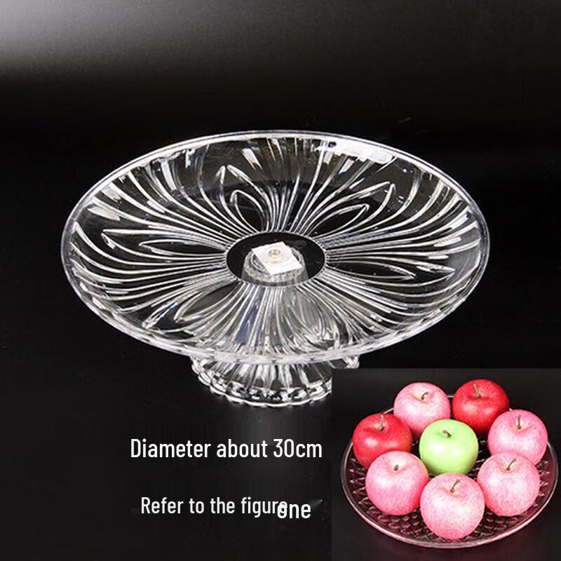 Modern European High-Foot Acrylic Fruit Plate