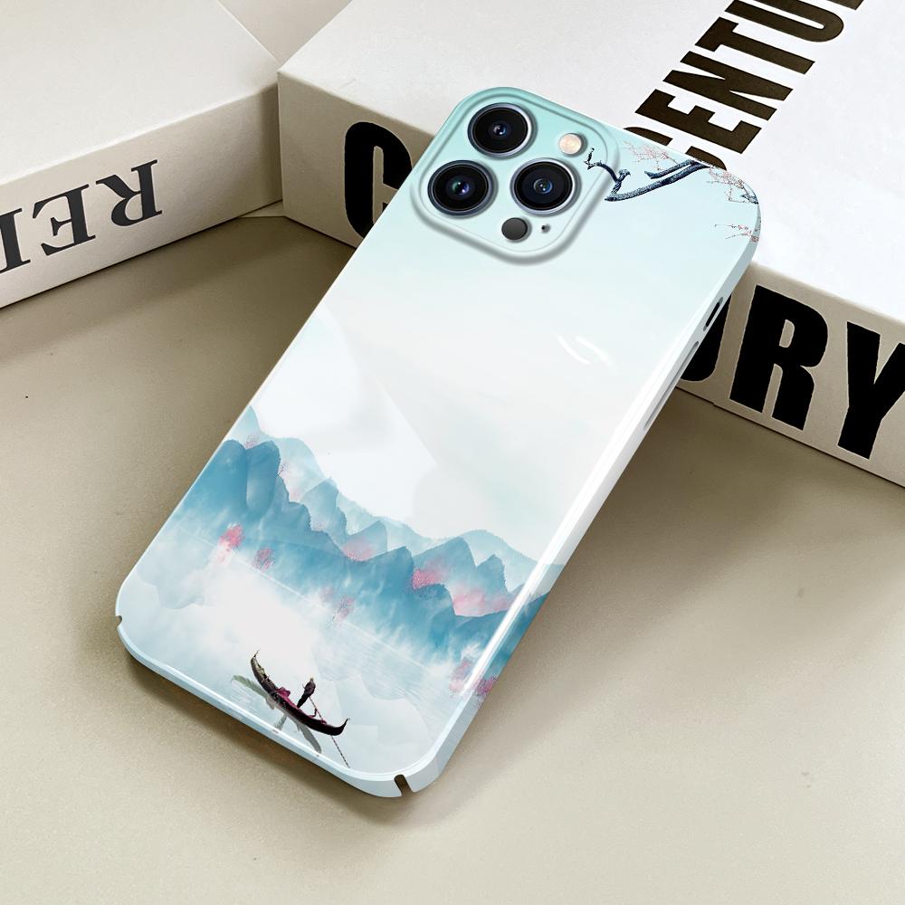 All-inclusive Film Phone Case Cartoon Fashion Design Hard Shell Full Cover Camera Protection Case for iPhone Samsung Xiaomi Poco Redmi Huawei Honor
