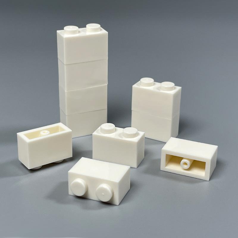 Small Particle Building Blocks: 1x2 High-Hole Brick 3004 - Basic Wall Brick Toy Accessories