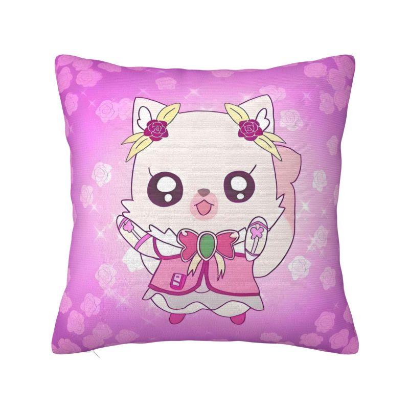 Custom Nordic Sanrio Jewelpet Anime Cushion Cover for Sofa Polyester Cartoon Kawaii Pillow Case Living Room Decoration