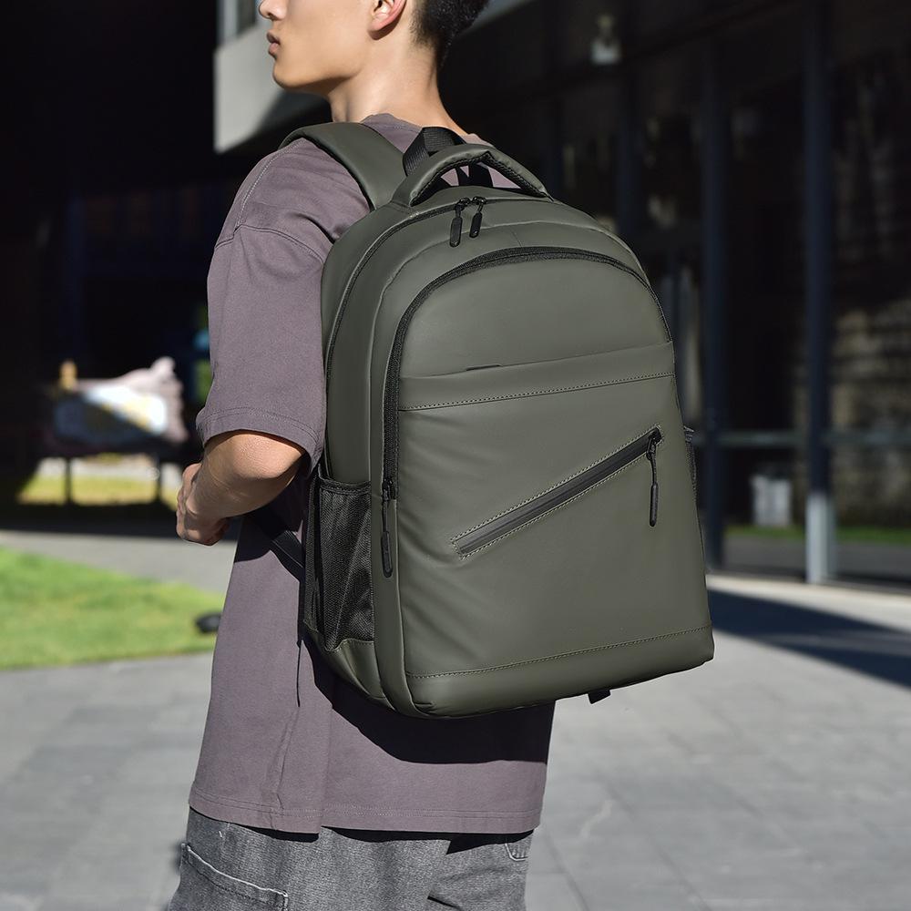 Schoolbag1011 Men's Large Capacity Backpack Computer Bag Business Travel Backpack High School Student College Student Leisure School Bag