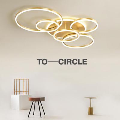 Remote-Controlled Ceiling Light with APP Stepless Dimming for Living Room/Bedroom, 85-265V