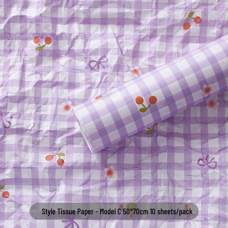 Goddess Festival Dopamine Series Hand-Crumpled Tissue Paper for Flower Bouquets.