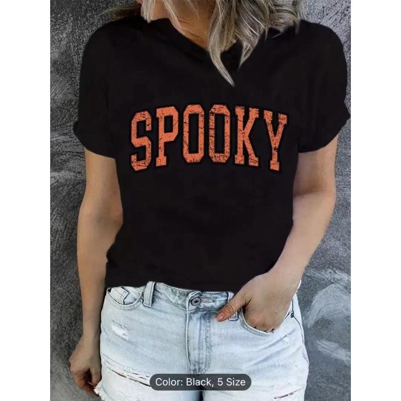 Summer Round Neck Printed Top Fashionable Casual Cute Short Sleeved Women's Pure Cotton T-shirts