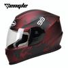 Unisex Electric Motorcycle Helmet, All-Season Full Face, No Neck Coverage