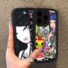 Japan Tokidoki For IPhone 17 Pro Max 16 15 14 13 12 11 Plus Black Soft Phone Cover