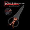 2/1 High Carbon Steel Scissors Household Shears Tools Electrician Scissors Stripping Wire Cut Tools for Fabrics Paper and Cable