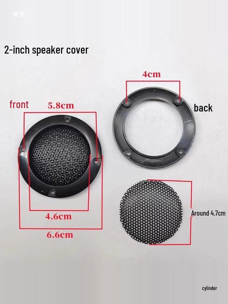 Bluetooth Speaker Grille Set: 2-inch, 3-inch, 4-inch Stainless Steel Dust & Decorative Covers