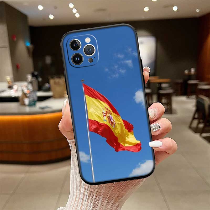RE54 Spain Flag New High-End Shell Phone Case for Xiaomi Poco F8 M4 M5 M6 M7 X3 X6 X7 Pro GT NFC Ultra
