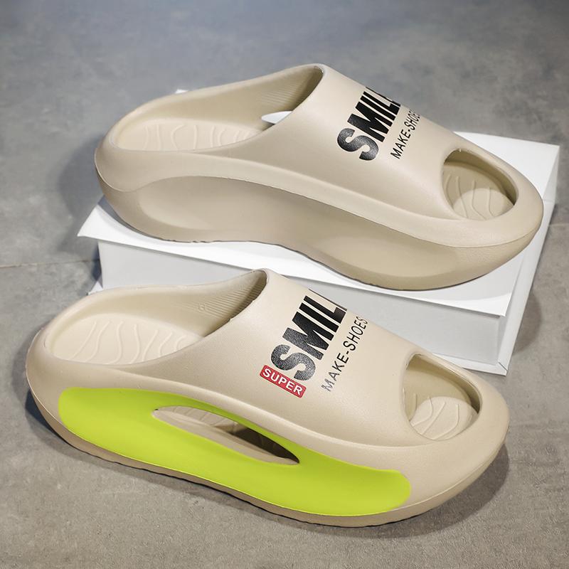 Sandals Couples Home Slippers Letters Printed Non Slip Sandals Shoes for Women Beach EVA Slipper Men
