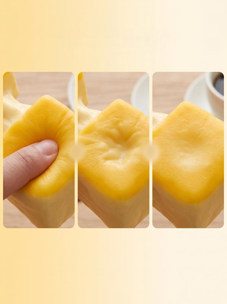 New Stretchy Cheese Pudding Squishy Toy, Soft Tpr Slow Rebound Fidget Stress Relief Sensory Hand Toy For Adult Teen Gift