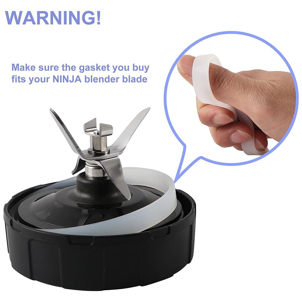 6 Pcs Rubber Blenders Protective Ring Leakproof White Gasket Sealing O Ring for Auto iQ Series Blenders Easy to Replace