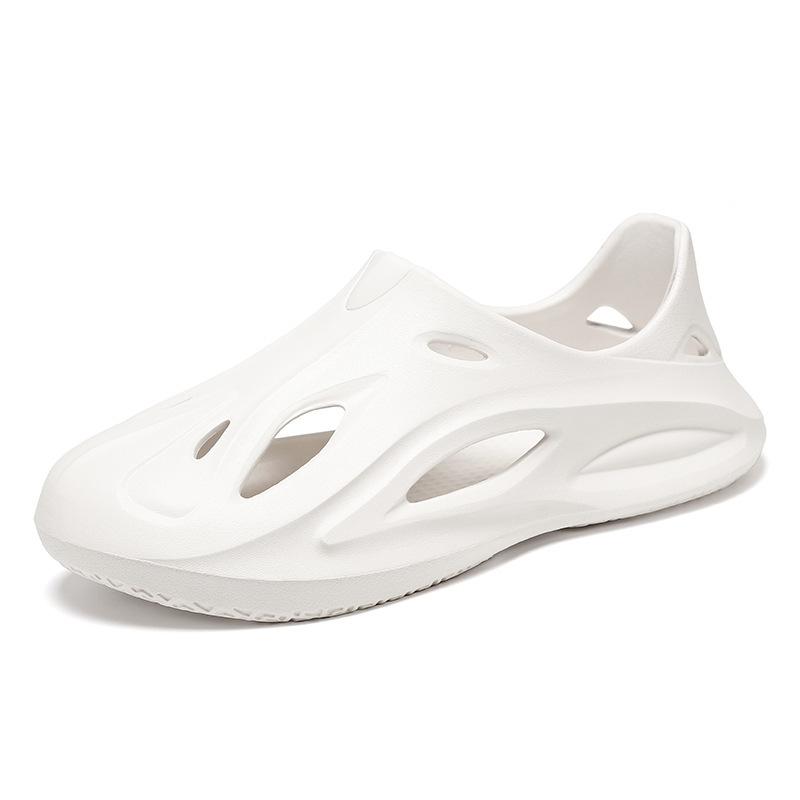 Hole shoes, plus size summer sandals, lightweight casual slippers, two-wear beach shoes, hole shoes