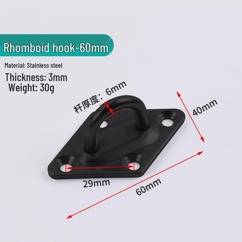 Jinrongda Heavy-Duty Stainless Steel Ceiling Hook for Fans