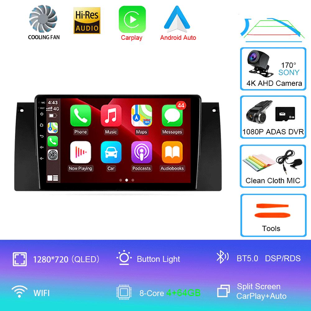 Android Autoradio 14 For BMW X5 E39 E53 1999 - 2006  Multimedia Video Player Stereo Navigation GPS No 2din 2 Din Dvd